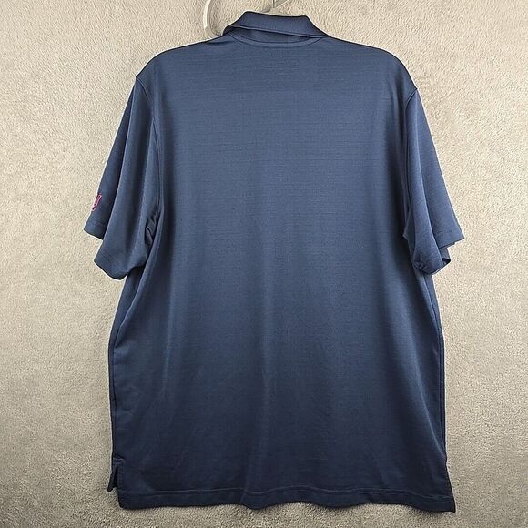 New York‎ Giants Vineyard Vines Performance Golf Polo Mens Medium Blue Stretch - Picture 2 of 10